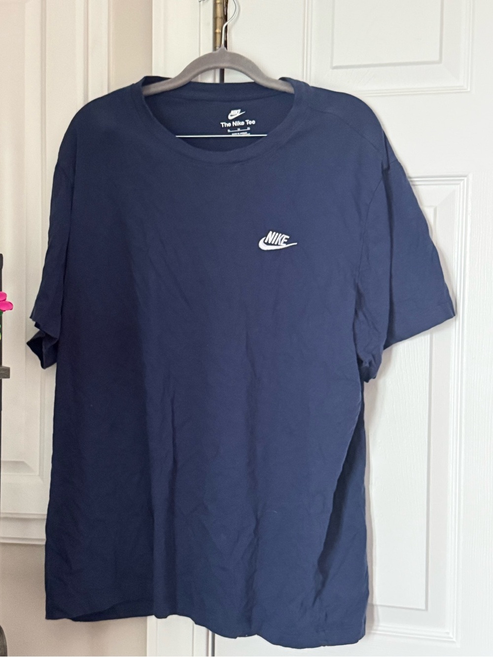 Nike The Nike Tee XL Navy Blue 100% Cotton T-Shirt